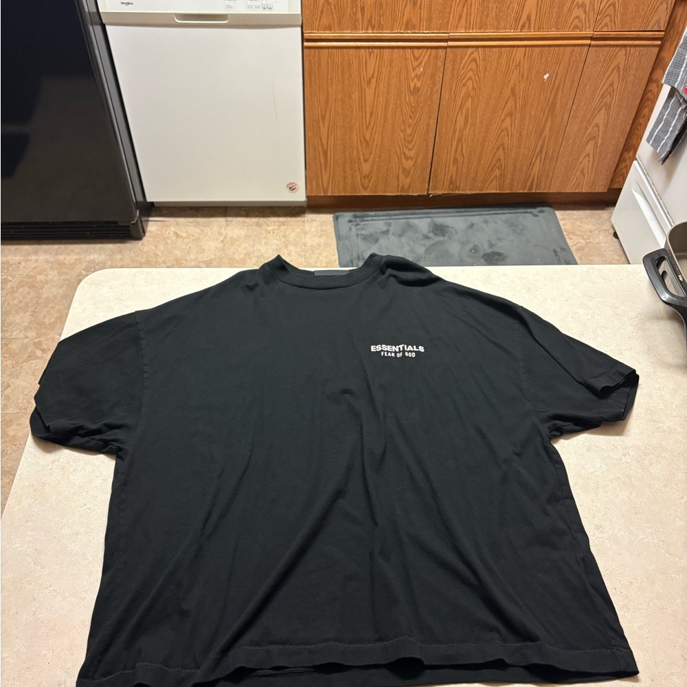 Essentials Classic Black Short Sleeve Tee